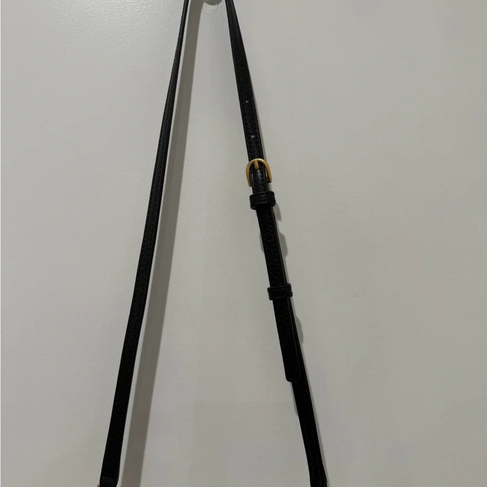 Tory Burch Black and Gold Crossbody Bag